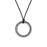 Realm Ring Pendant Sensory Chew - Silver